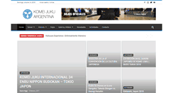 Desktop Screenshot of komeijuku.com.ar
